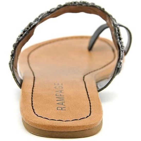 Rampage Railla Open Toe Synthetic Slides Sandal - Picture 4 of 7